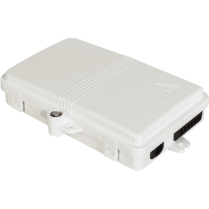 6-fiber wall-mounted distribution box, outdoor, IP65